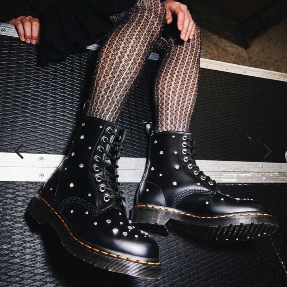 Dr.Marten Swarovski boots. Size 8 women’s NIB